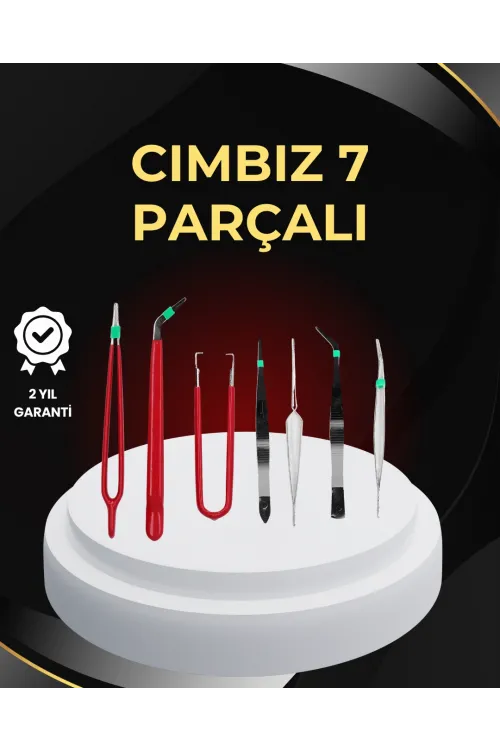 Model Yapımı Ve Anakart Tamiri İçin Hassas 7’li Cımbız Seti