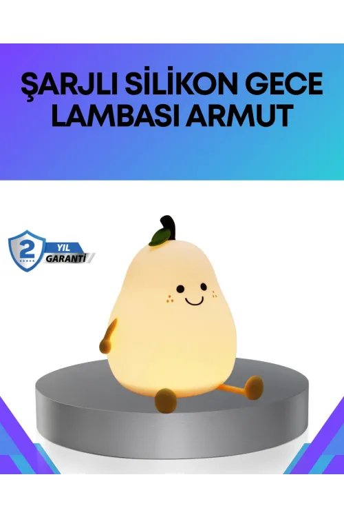 Modern Armut Gece Lambası Kablosuz Şarjlı Led Aydınlatma