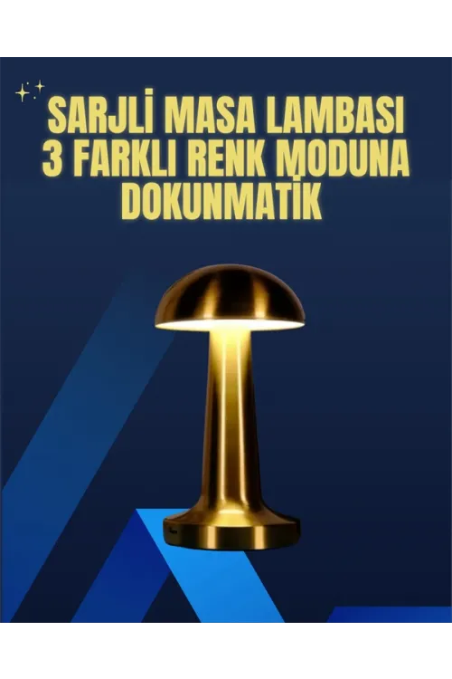Modern Tasarım Şarjlı Masa Lambası – 1800 Mah Batarya