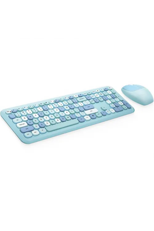 Mofii No666 Mavi Klavye Mouse Set