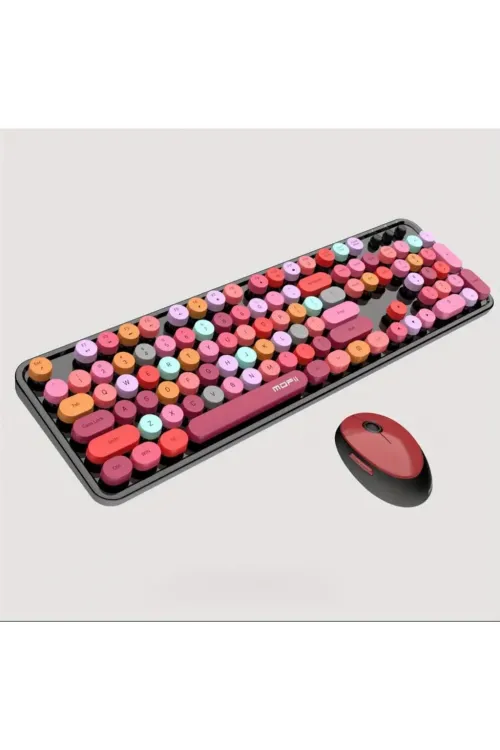 Mofii Zr513/K-S Sweet Kirmizi/Siyah Klavye Mouse Set
