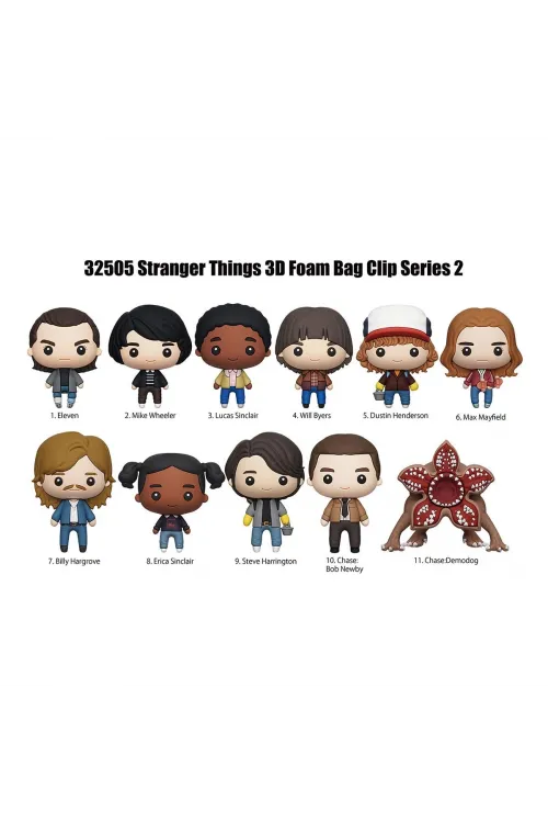 MONO32505 Monogram Stranger Things Klipsli Figür Seri 2 24lü display