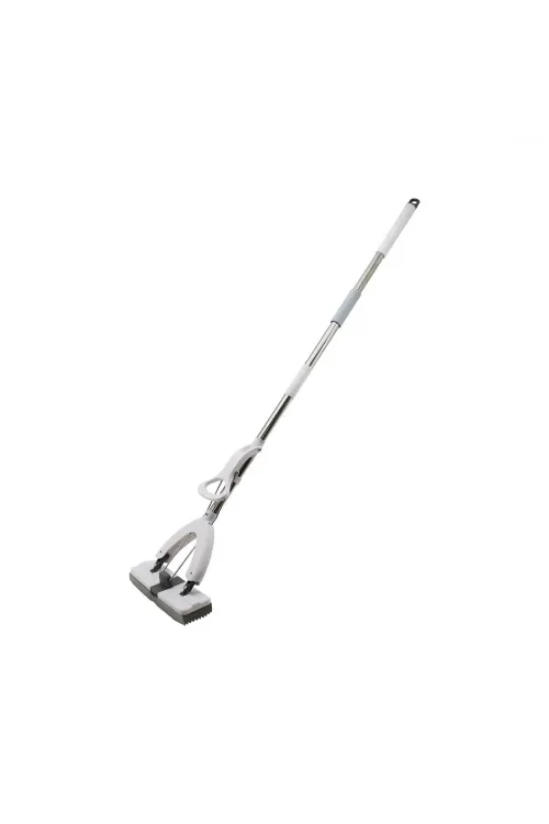 Mop Kendinden Sıkmalı Pva Sünger Mop - Kelebek Mop Krom Sap = 110cm + Plastik Başlık=135cm