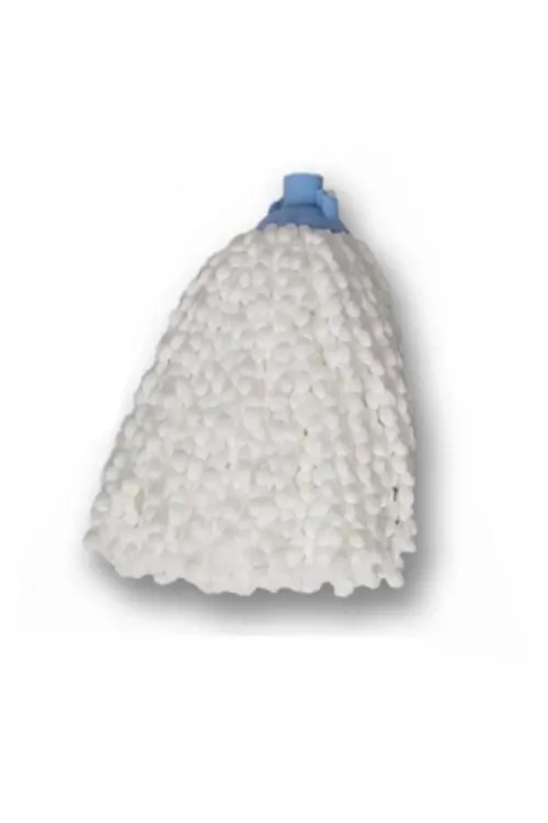 Mop Mikrofiber Beyaz Örgülü Paspas İp Royaleks-MF01 mudanis
