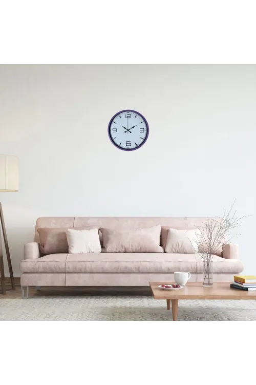 Mor Standart 36 Cm Duvar Saati
