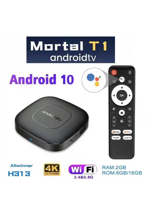 Mortal T1.android Tv Box 2gb Ram -16 Gb Hafıza Android 12 Tvbox
