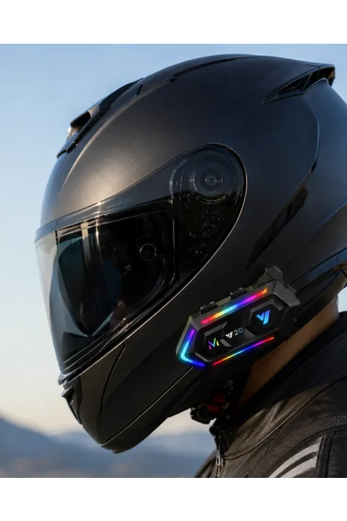 Motosiklet Kaskı İçin Bluetooth Intercom Kulaklık Uzun Pil Ömrü