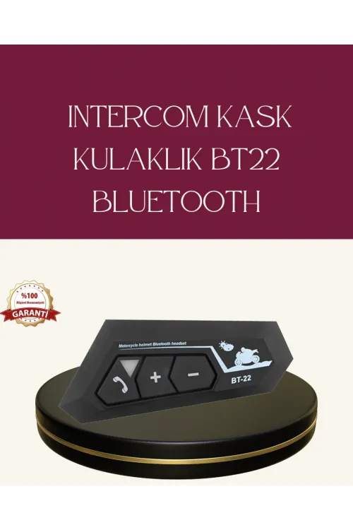Motosiklet Sürüşleri İçin Bt22 Kask Bluetooth Kulaklık Mikrofonlu