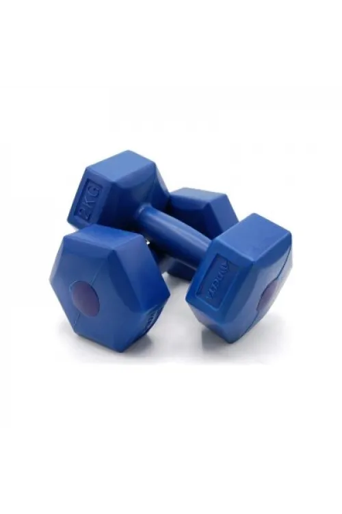 Mrt Spor 2 Kg Plastik Köşeli Dambıl 2 Pcs IEGK93J
