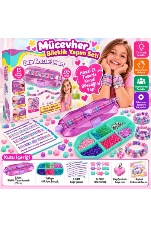 Mücevher Bileklik Yapım Seti
