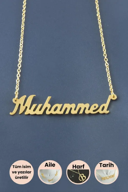 Muhammed İsimli Kolye