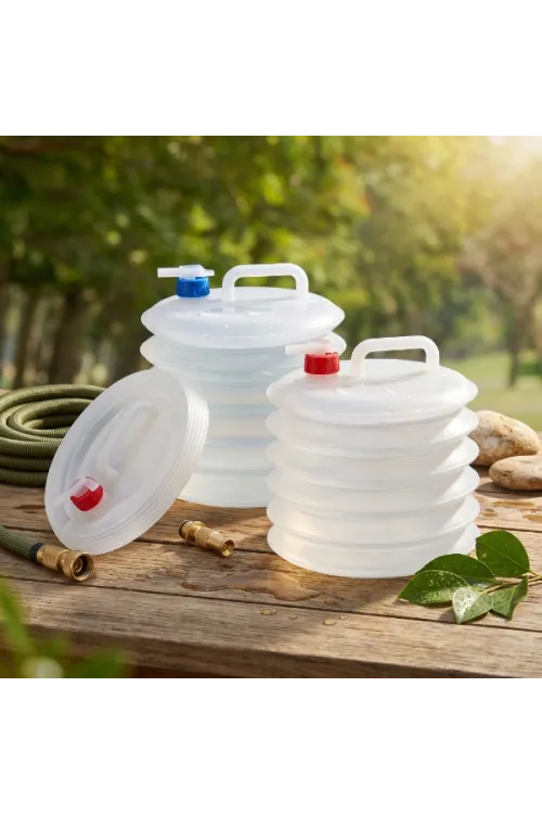 Musluklu Akordiyon Katlanır Su Bidonu 10 Litre