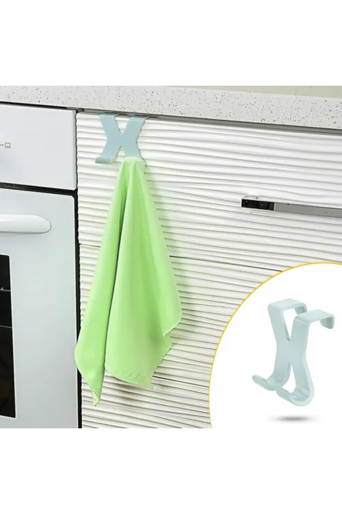 Mutfak Banyo Dolap Kapağına Takılan Meta Havlu Askılığı Aparatı