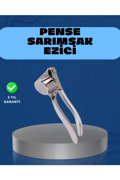 Mutfak Sarımsak Ezici Kaymaz Saplı Güçlü Mekanizma