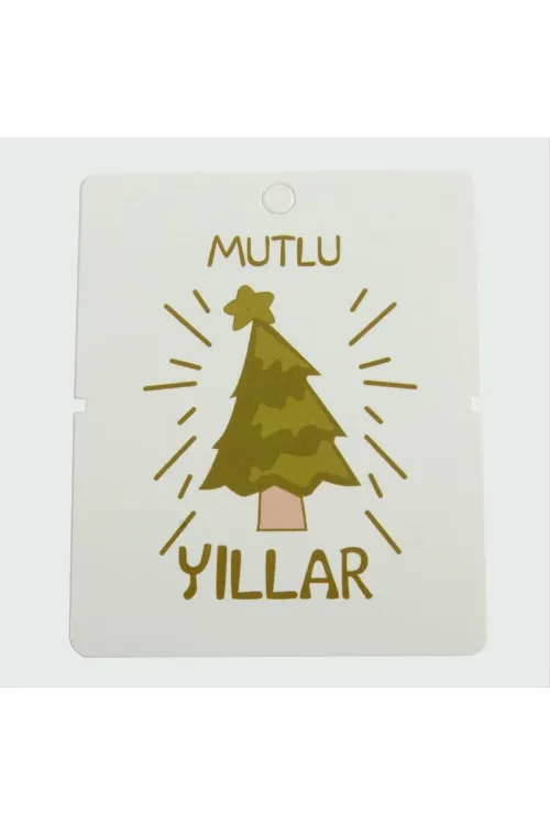 Mutlu Yıllar Bileklik Kartı 200 Adet