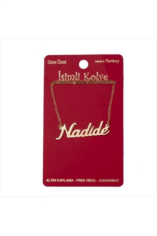 Nadide İsimli Kolye (Kişiye Özel)