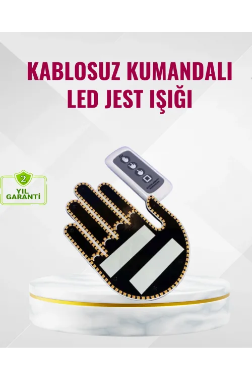 Naylon Bantlı Kolay Montajlı Araç Jest Işığı