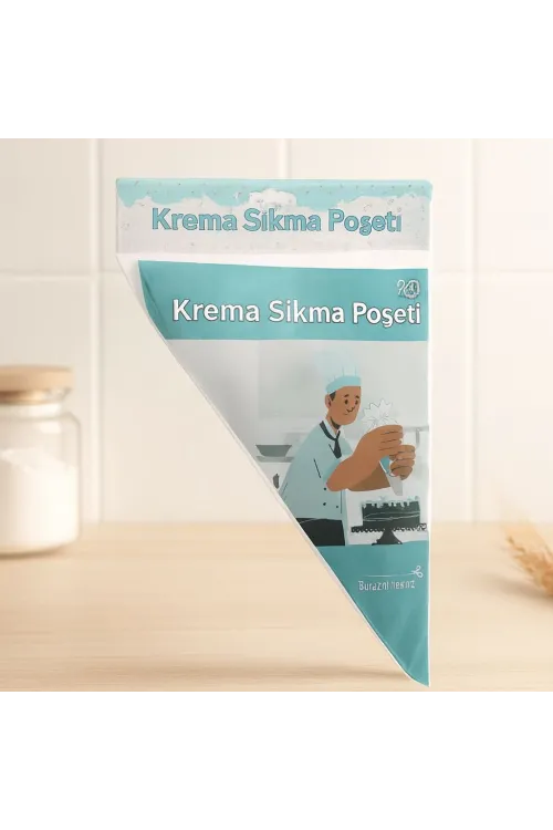 Naylon Krema Sıkma Poşeti 30 cm