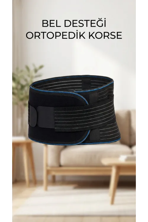 Nefes Alabilir Unisex Ayarlanabilir Ortopedik Bel Destek Korsesi