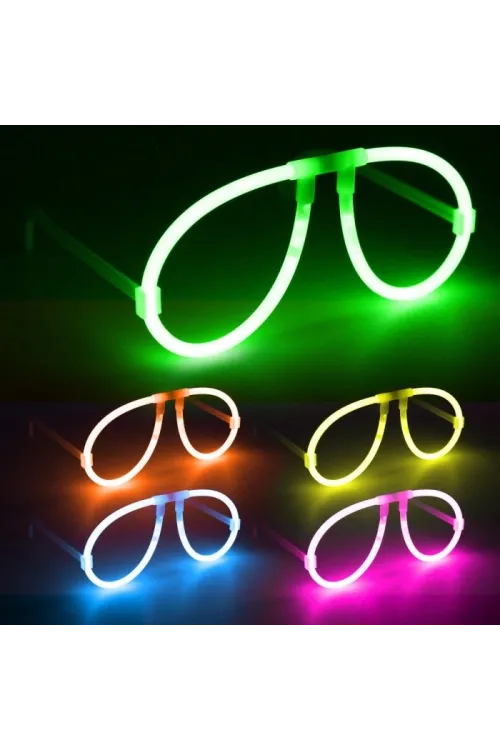 Neon Glow Fosfor Gözlük – Festival  Parti (1239li Set)