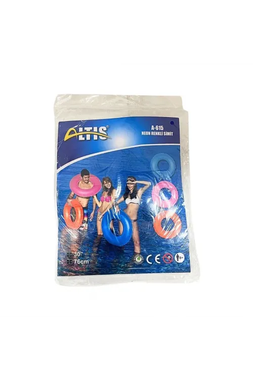 Neon Renkli Simit 71 cm