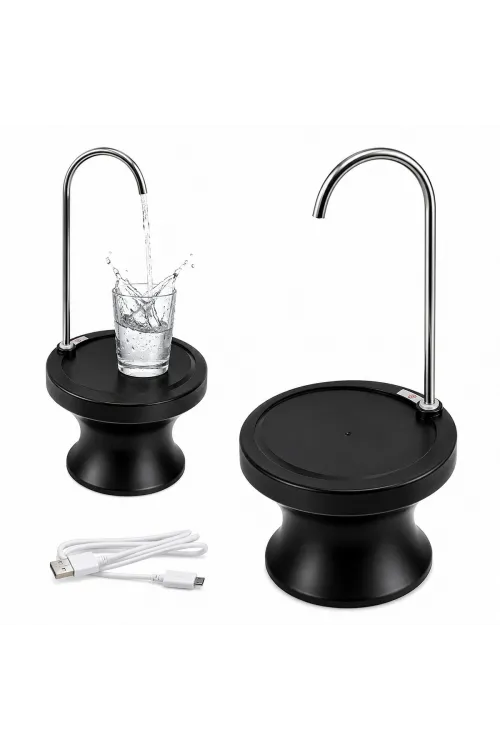 Nerox Nrx-4337 ( Usb Şarjlı & Otomatik ) Damacana Su Pompası  & Stand ( 360° Başlık )*12