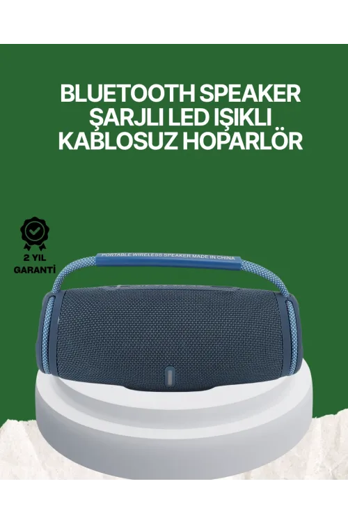 Net Stereo Ses Sunan Ipx5 Su Geçirmez Bluetooth Hoparlör