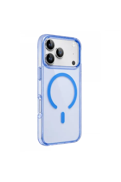 Newface Apple İphone 18 Pro Max Pc Real Magsafe Kapak - Sierra Blue
