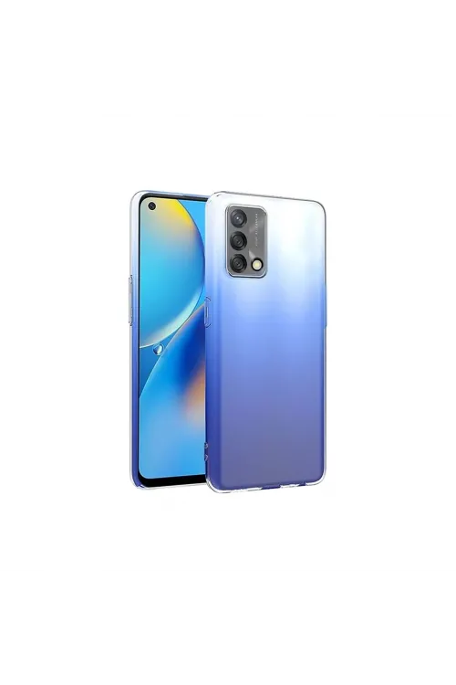 Newface Oppo A74 4g Kılıf Lüx Şeffaf Silikon