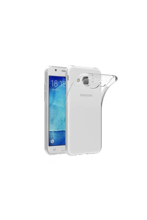 Newface Samsung Galaxy J7 Kılıf Lüx Şeffaf Silikon