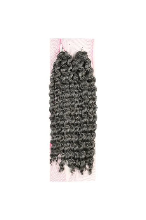 Nice Bulk Afro Su Dalgası Saç - Gri