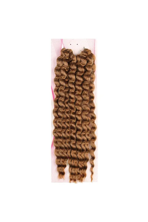 Nice Bulk Afro Su Dalgası Saç - Karamel