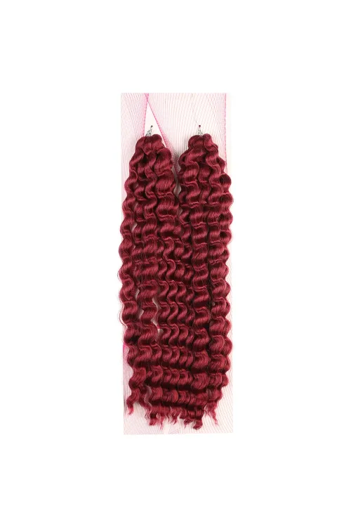 Nice Bulk Afro Su Dalgası Saç - Kızıl
