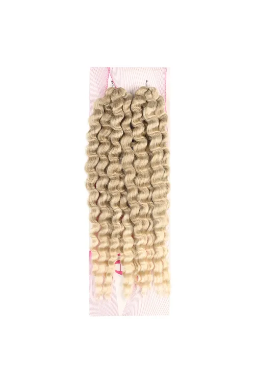 Nice Bulk Afro Su Dalgası Saç - Küllü Balköpüğü / Platin Ombreli