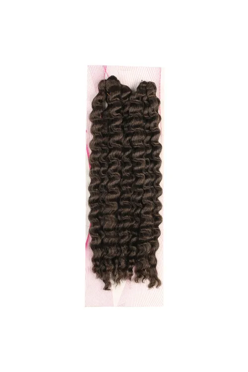 Nice Bulk Afro Su Dalgası Saç - Kumral