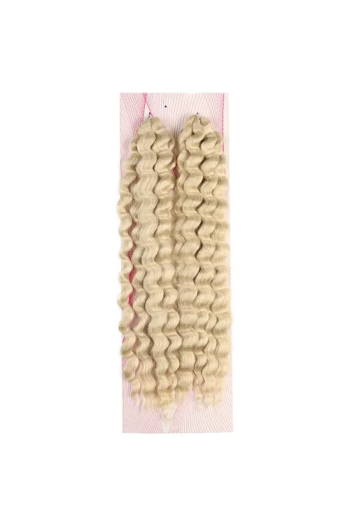 Nice Bulk Afro Su Dalgası Saç - Platin