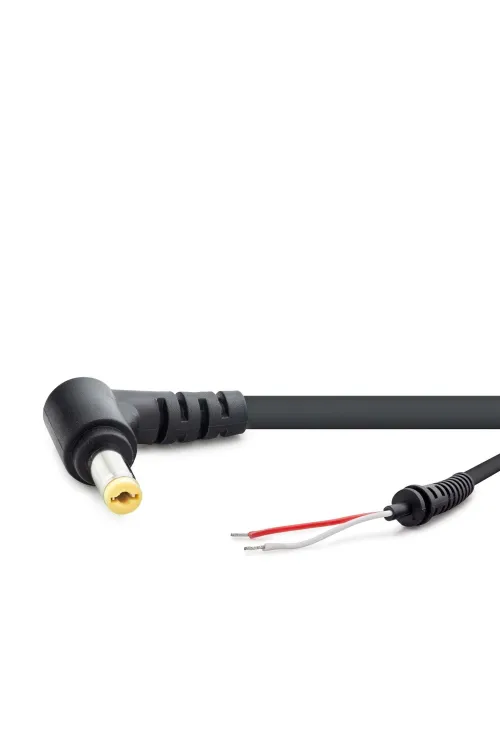 Notebook Adaptör Kablosu 5.5*1.7 L Tip Acer 30W-90W 1.2M Siyah HDX5511
