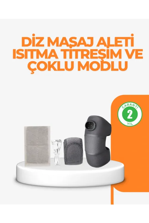 Ntc Isı Kontrollü Diz Masaj Aleti Titreşim Ve Isı Terapisi