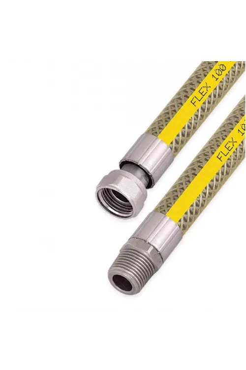 Ocak Fırın Doğalgaz Bağlantı Fleksi Extra Korumalı Hortum 1 Metre