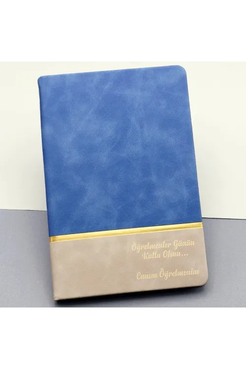 Öğretmene Özel Hediyelik Defter Mavi