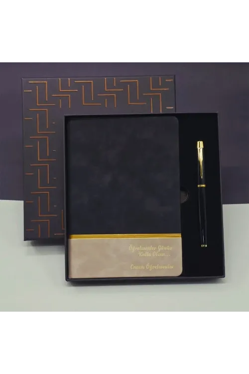 Öğretmenler Günü Hediyesi - Toptan Defter - Kalem Seti