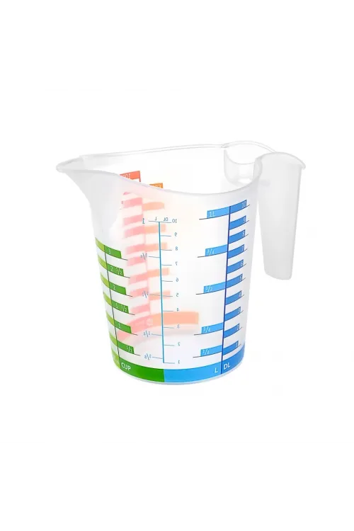 Ölçü Kabı Dereceli Renkli 1000 Ml