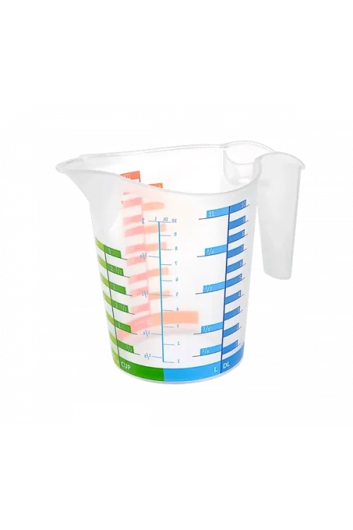 Ölçü Kabı Dereceli Renkli 1000 Ml + 500 Ml Set