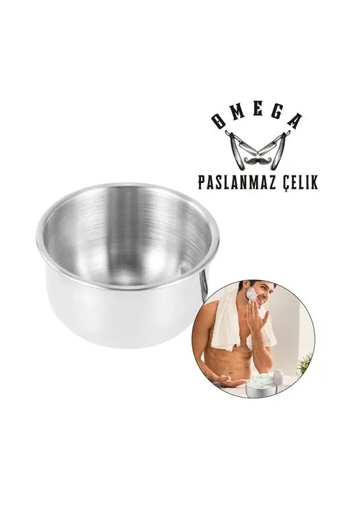 Omega Paslanmaz Çelik Tıraş Tası