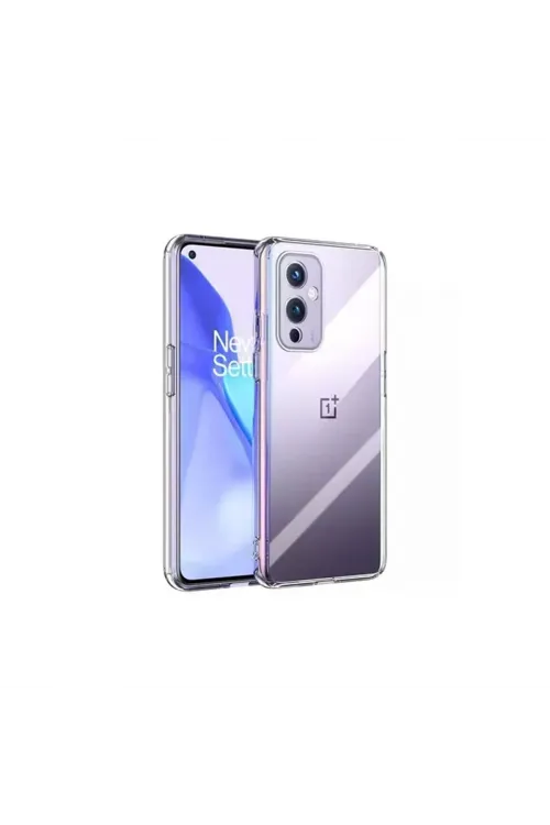 One Plus 9 Kılıf Lüx Şeffaf Silikon