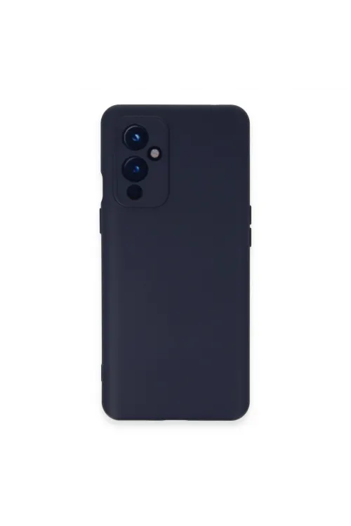One Plus 9 Kılıf Nano İçi Kadife Silikon - Lacivert