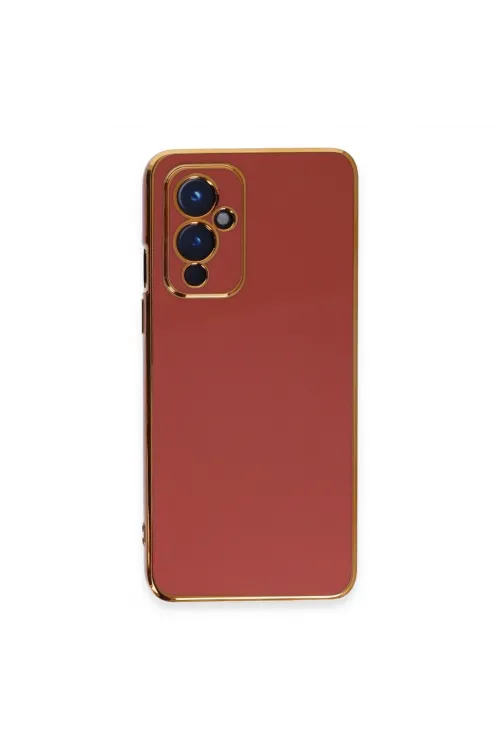 One Plus 9 Kılıf Volet Silikon - Kırmızı