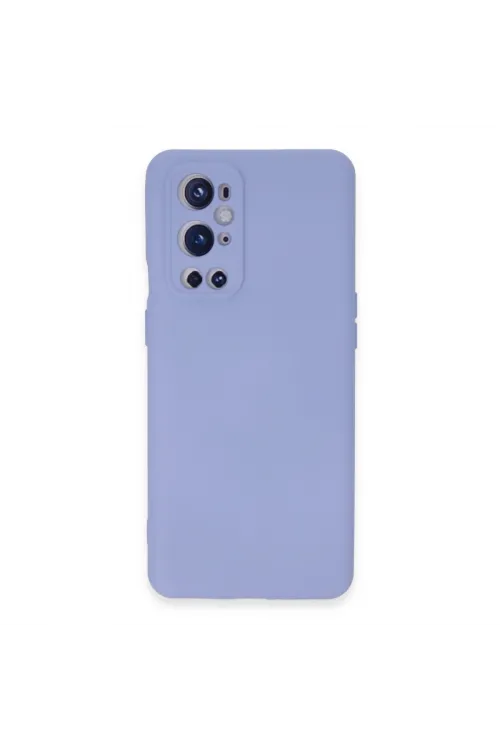 One Plus 9 Pro Kılıf Nano İçi Kadife Silikon - Lila