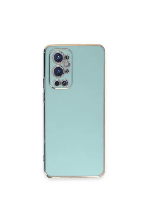 One Plus 9 Pro Kılıf Volet Silikon - Açık Yeşil