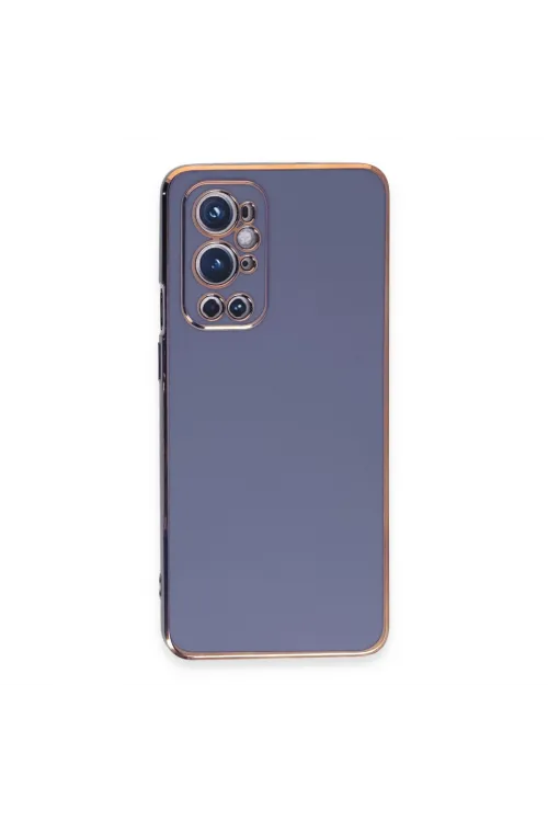 One Plus 9 Pro Kılıf Volet Silikon - Mavi